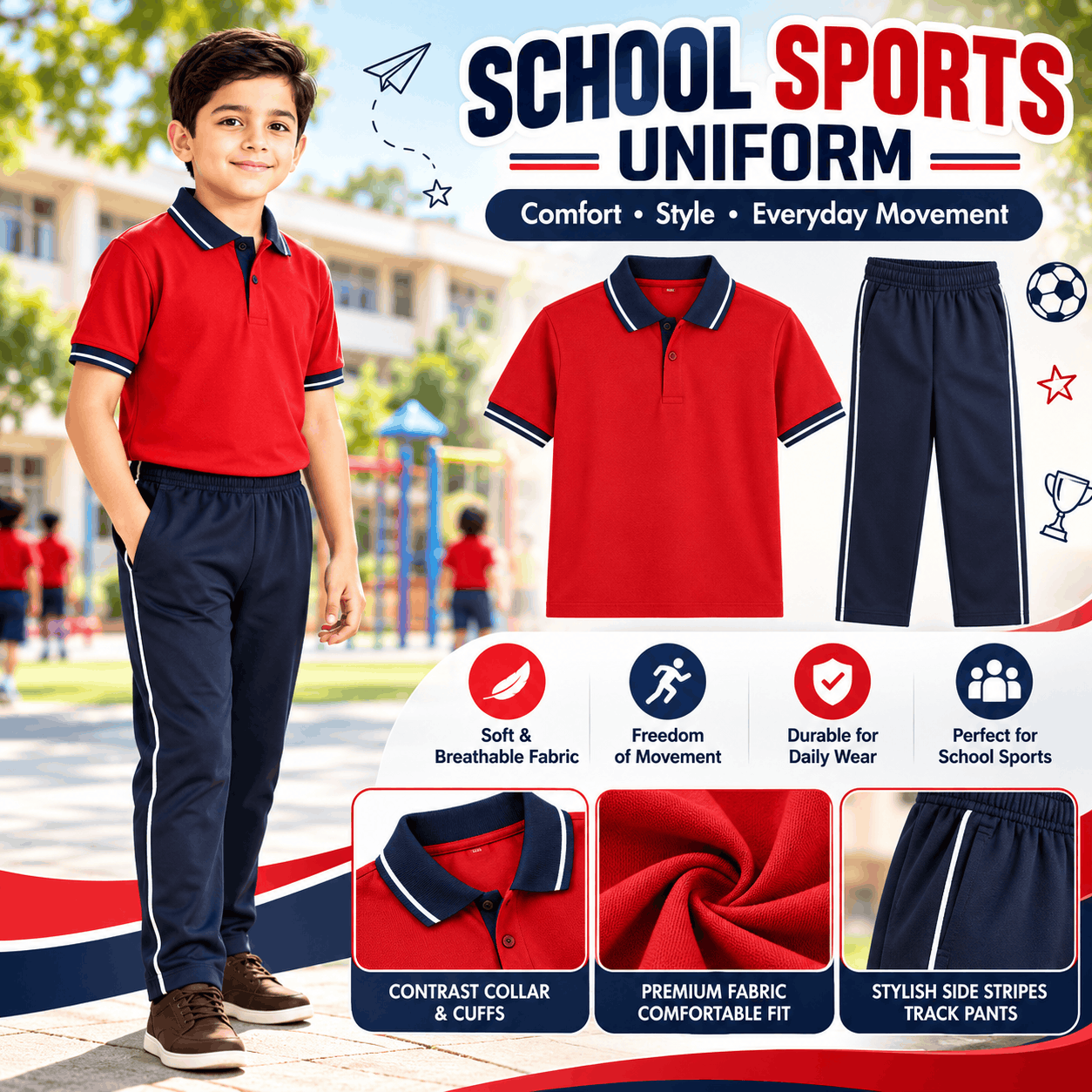 Multi Colored Relaxed Uniform
