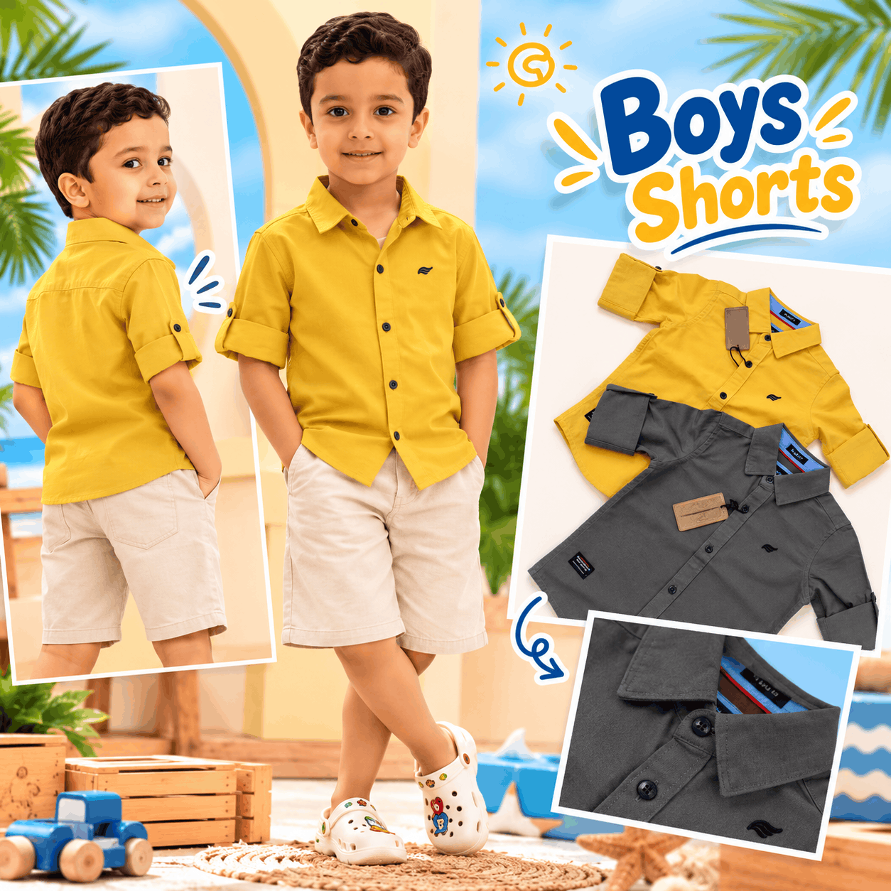 Boys Cotton Casual Shirt